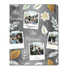 Taped Up Polaroids Personalized Gift Wrap-Grey