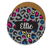 Neon Leopard Sandstone Coaster Neon Leopard Sandstone Coaster
