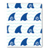 Shark Fin Monogram Gift Wrap