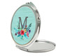 Initial Bouquet Compact Mirror Initial Bouquet Compact Mirror