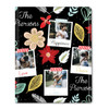 Taped Up Polaroids Personalized Gift Wrap-Black