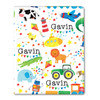 Doodle Boy Personalized Gift Wrap
