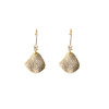 Pavé Wave Dangle Earrings