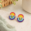 Double Rainbow Dangle Earrings