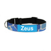 Blue Camo Pet Collar