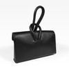 Portia Loop Clutch / Crossbody- Midnight- Vegan Leather- Stamped