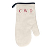 Diamond Initials Natural/Black Oven Mitt Diamond Initials Natural/Black Oven Mitt