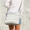 Silver Puffy Lenox Saddlebag