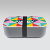 Bright Triangles RPET Lunch Box - Personalized