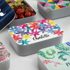 Watercolor Flowers RPET Lunch Box - Personalized