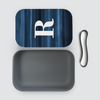 Navy WC Stripes RPET Lunch Box - Personalized