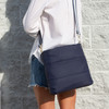 Navy Puffy Lenox Saddlebag