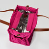 Hot Pink Puffy Lunch Tote