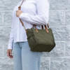 Olive Puffy Lunch Tote