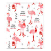 Holiday Flamingos Personalized Gift Wrap