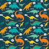 Dinosaur HBD Personalized Gift Wrap