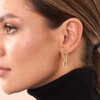 Coral Cascading Link earrings