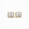 Radiant Cut Crystal Earrings