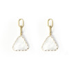 Links Over Triangle Dangle Earrings
