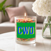 Shadow Initials Sprinkles Inclusion Candle - Personalized