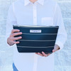 Zippy Pouch - Navy/White