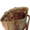 Waxed Canvas Huck Tote - Khaki