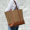 Waxed Canvas Huck Tote - Khaki