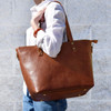 Olivia Organized Tote - Brown