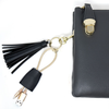 Midnight Tassel Charging Key Chain