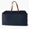 Navy XL Canvas Market Tote- Embroidered
