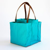 Aquamarine Canvas Multi-Pocket Ultimate Market Tote-Embroidered