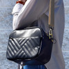 Commuter Crossbody Bag- Navy - Stamped