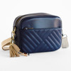 Commuter Crossbody Bag- Navy - Stamped