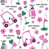 Putting In Pink Personalized Gift Wrap