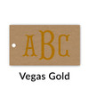 Fishtail Monogram Kraft Gift Tag Set