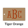 Fishtail Monogram Kraft Gift Tag Set