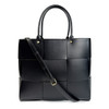Emory Woven Tote - Black