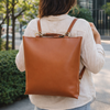 Charlie Convertible Backpack- Brown
