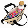 Poppy Cooler Tote - Cream/Black