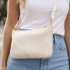 Laurel Woven Crossbody - Bone