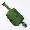 Birdie Belt Sling Bag - Olive -Embroidered