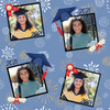 Grad Celebration Frames Personalized Gift Wrap