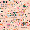 Party Birds Personalized Gift Wrap