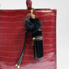 Lipstick Case Bag Charm - Midnight