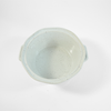 Forma Small Round Stoneware Baker with Lid & Acacia Stand - Bel Piatto
