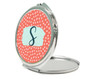 Coral Confetti Compact Mirror Coral Confetti Compact Mirror