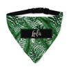 Tropical Leaves Pet Bandana Collar