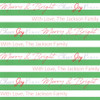 Watercolor Ribbons Personalized Gift Wrap