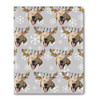 Photo Antlers Personalized Gift Wrap-Gray