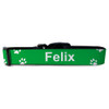 Kelly/White Paw Prints Pet Collar